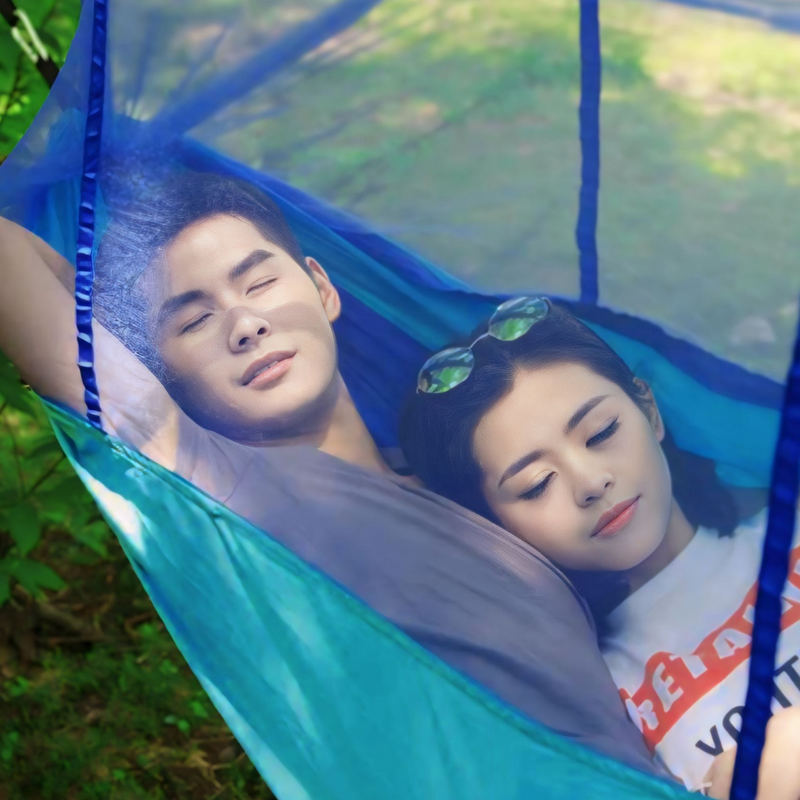 Double Person Hanging Hammock Bed With Mosquito Net