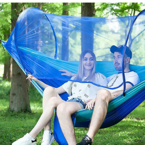 Double Person Hanging Hammock Bed With Mosquito Net