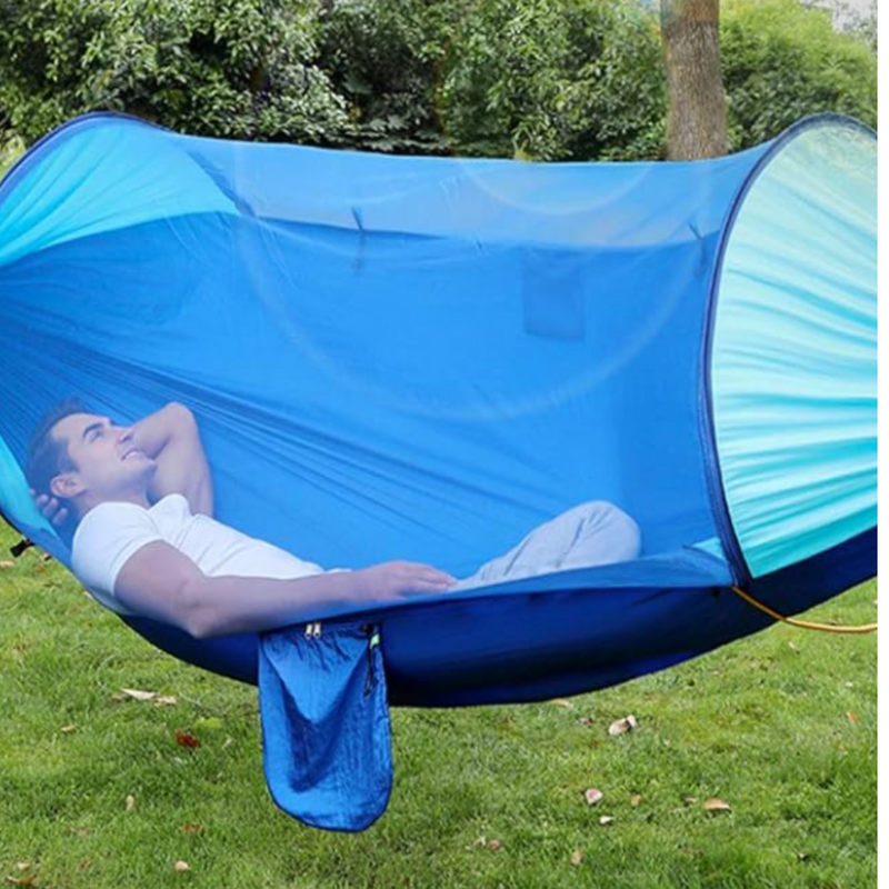 Double Person Hanging Hammock Bed With Mosquito Net